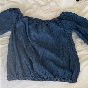 Universal Thread Jean off the shoulder shirt.